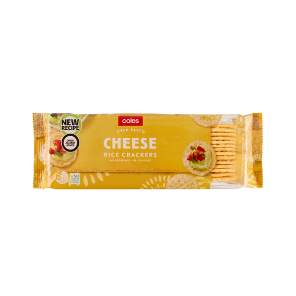 Cheese White Rice Crackers