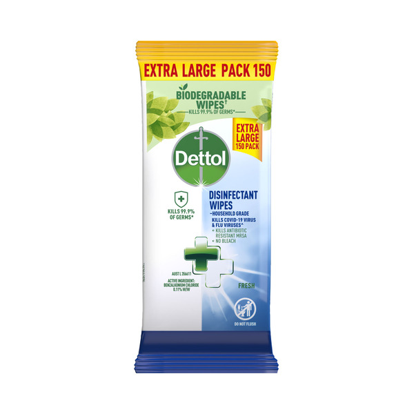 Dettol Disinfectant Wipes Fresh