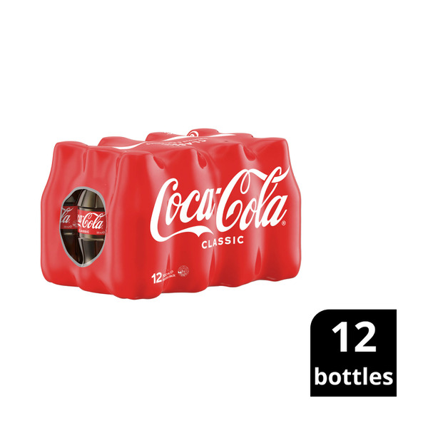 Buy Coca-Cola Classic Soft Drink Multipack Bottles 12 x 300mL 12