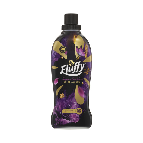 Fluffy Concentrate Liquid Fabric Softener Conditioner Fragrance Temptations Spice Allure