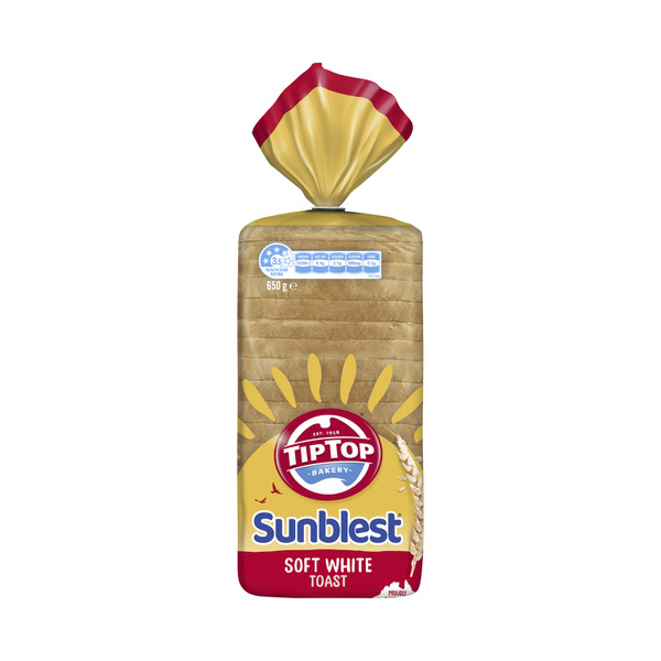 Tip Top Sunblest Soft White Toast Bread | 650g