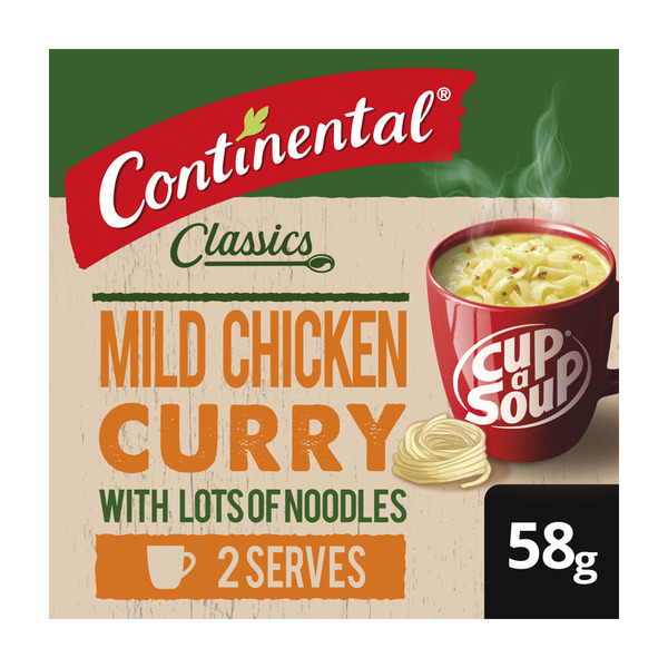 Continental Cup A Soup Mild Chicken Curry Wth Lots Of Noodles Serves 2