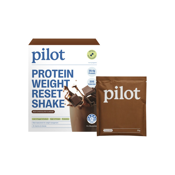 Pilot Protein Weight Reset Shake Rich Chocolate Flavour