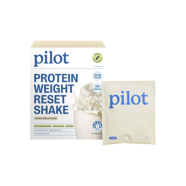 Pilot Protein Weight Reset Shake Creamy Vanilla Flavour