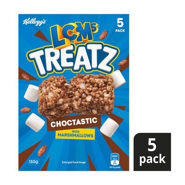 Kellogg's LCMs Treatz Choctastic with Marshmallows 5 pack 130g