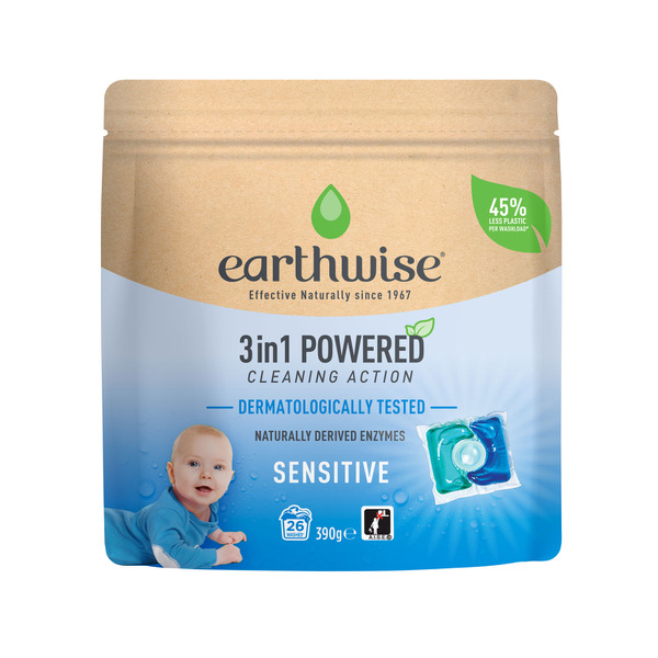 Earthwise 3 In 1 Laundry Capsules Sensitive