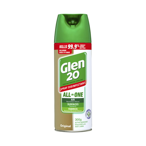 Glen 20 Disinfectant Air Freshener Spray Original | 300g