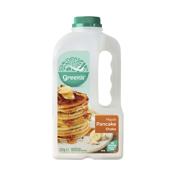 Buy Green's Pancake Shake Mix Maple Syrup 325g | Coles