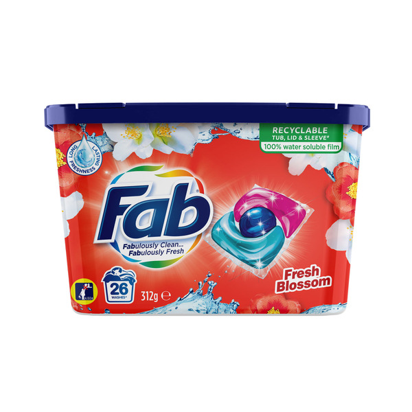 Fab Laundry Capsules Fresh Blossom