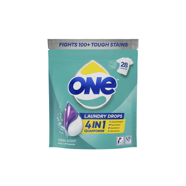 One 4 In 1 Laundry Capsule Drops Fresh Scent