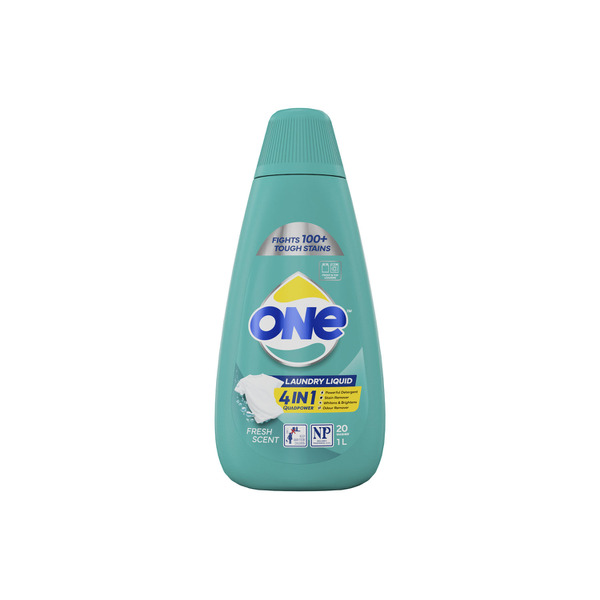 One 4 In 1 Laundry Liquid Fresh Scent