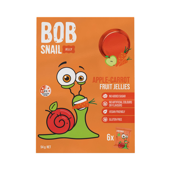 Bob Snail Fruit Jellies Snack Apple And Carrot