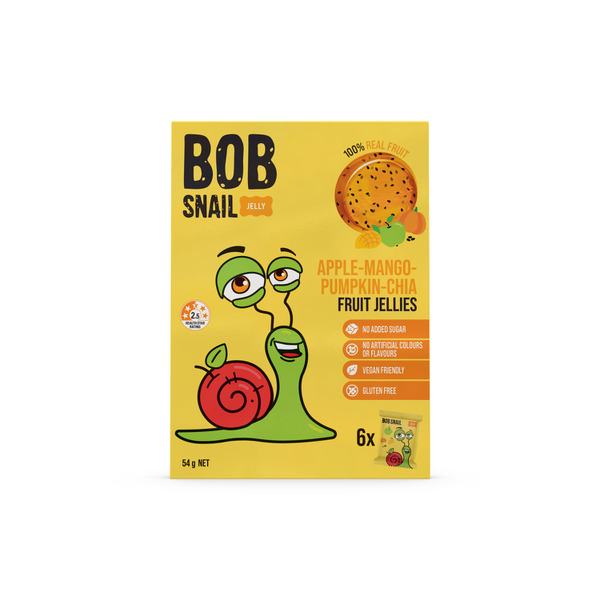 Bob Snail Fruit Jellies Snack Apple Mango Pumpkin With Chia