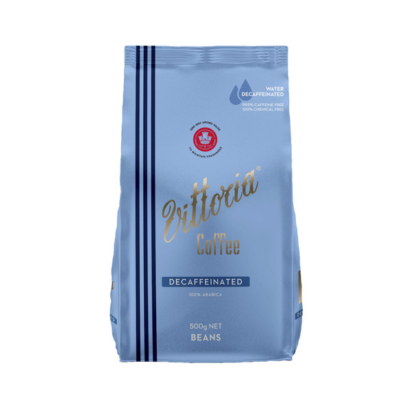 Buy Vittoria Decaf Coffee Beans 500g | Coles