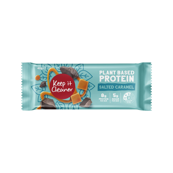 Keep It Cleaner Plant Based Protein Bar Salted Caramel 40g