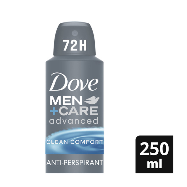 Dove Men+ Care Advanced Antiperspirant Aerosol Deodorant Clean Comfort