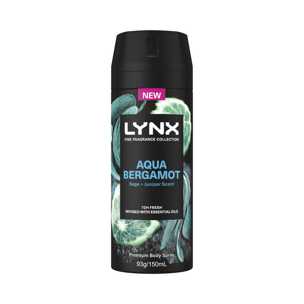 Lynx Aerosol Deodorant Aqua Bergamot