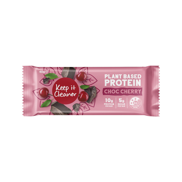 Keep It Cleaner Plant Based Protein Bar Chocolate Cherry