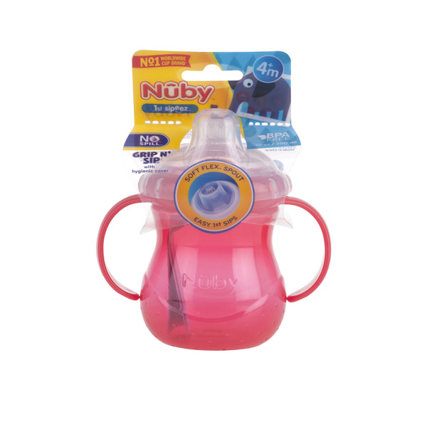 Nuby No Spill Twin Handle Cup 295mL