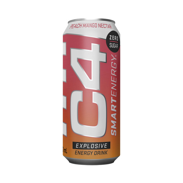 C4 Smart Energy Drink Peach Mango Nectar