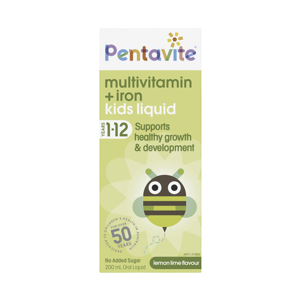 Pentavite Oral Liquid Multivitamins with Iron