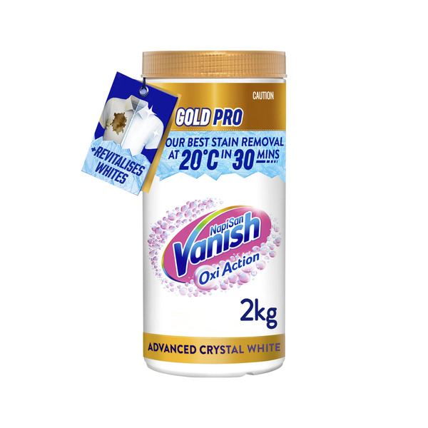 Vanish Napisan Gold Pro Multi Power Stain Remover Advanced Crystal White