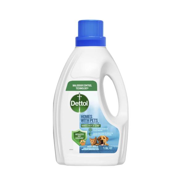 Dettol Homes With Pets Laundry Sanitiser Fresh Breeze 1.5L