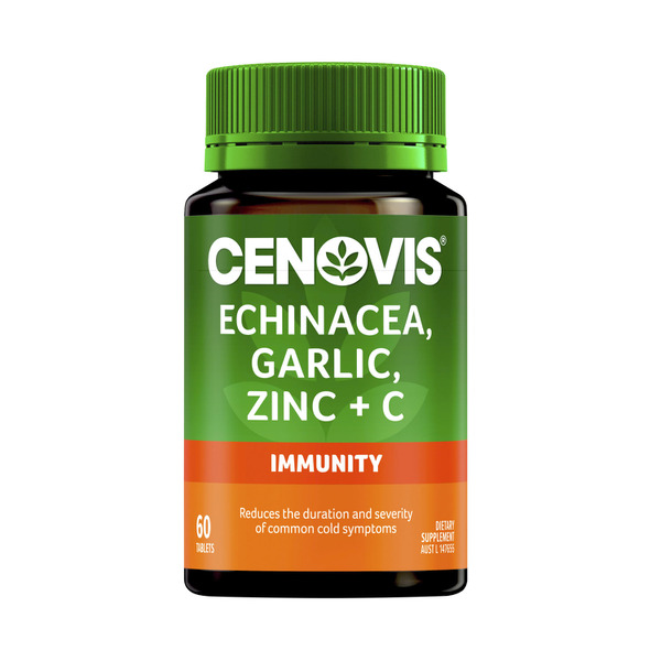 Cenovis Echinacea Garlic Zinc & Vitamin C Tablets