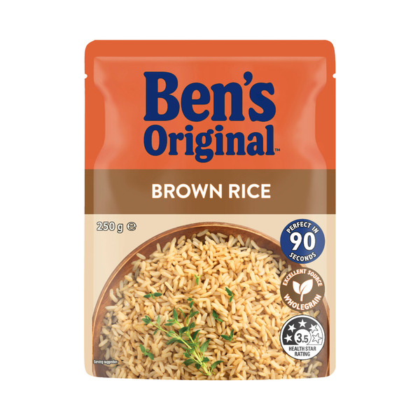 Ben's Original Brown Rice Pouch Microwave