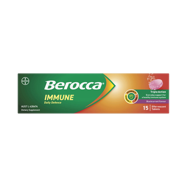 Berocca Immune Effervescent Blackcurrant