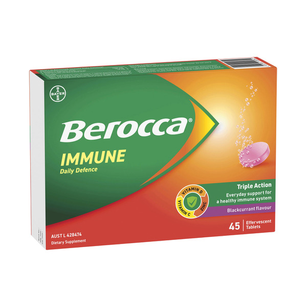 Berocca Immune Effervescent Blackcurrant