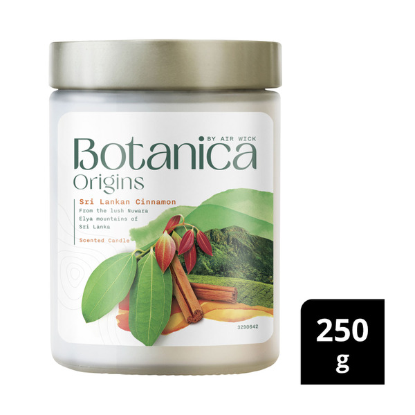 Botanica Origins Scented Candle Sri Lankan Cinnamon