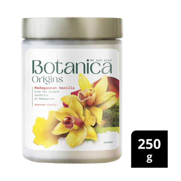 Botanica Origins Scented Candle Madagascan Vanilla