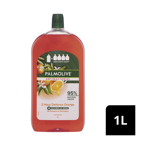 Palmolive Anti-Bacterial 2 Hours Defence Orange Liquid Hand Wash Refill | 1L