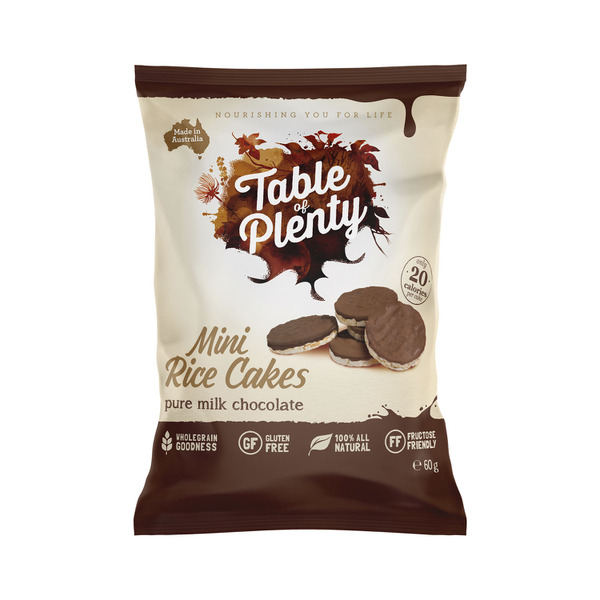 Table of Plenty Sharepack Milk Chocolate Mini Rice Cakes