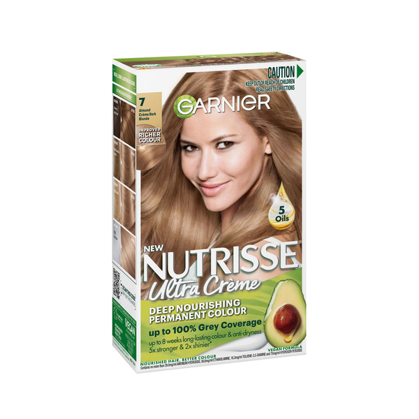 Garnier Nutrisse 7 Almond Cream Permanent Hair Colour