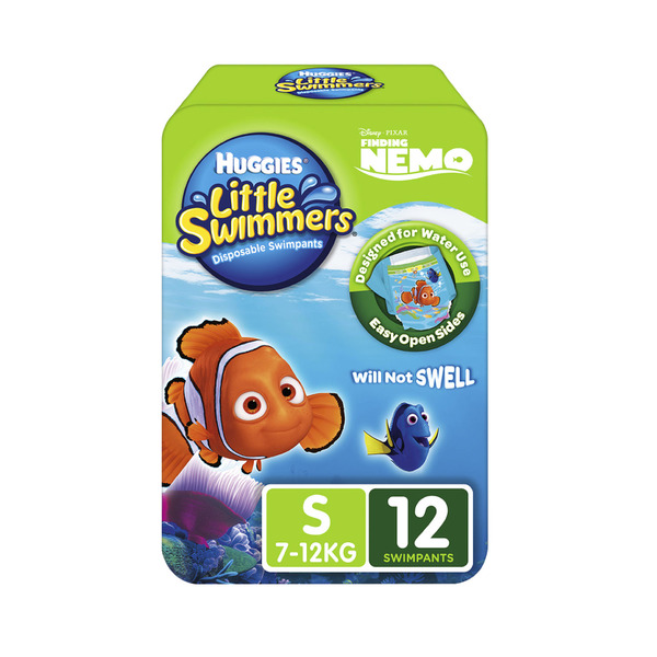 Huggies Little Swimmers Swim Nappies Small (7-12kg) 12 pack