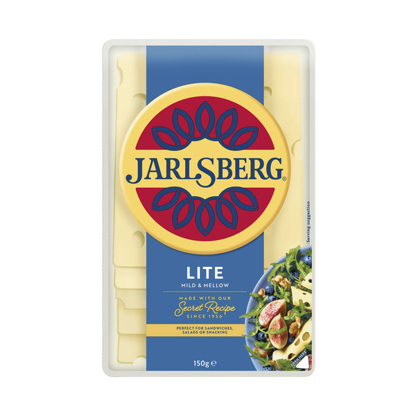 Buy Jarlsberg Dairy Swiss Lite Cheese Slices 150g | Coles