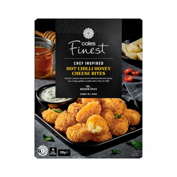 Buy Coles Finest Hot Honey Cheese Curd Bites 200g | Coles