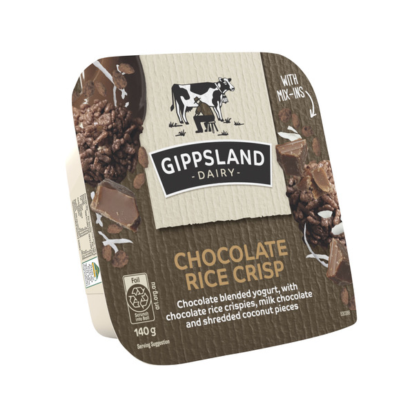 Gippsland Dairy Chocolate Rice Crisp Mix-Ins