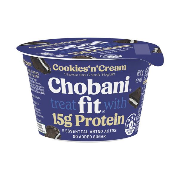 Chobani Fit High Protein Greek Yogurt Cookies & Cream