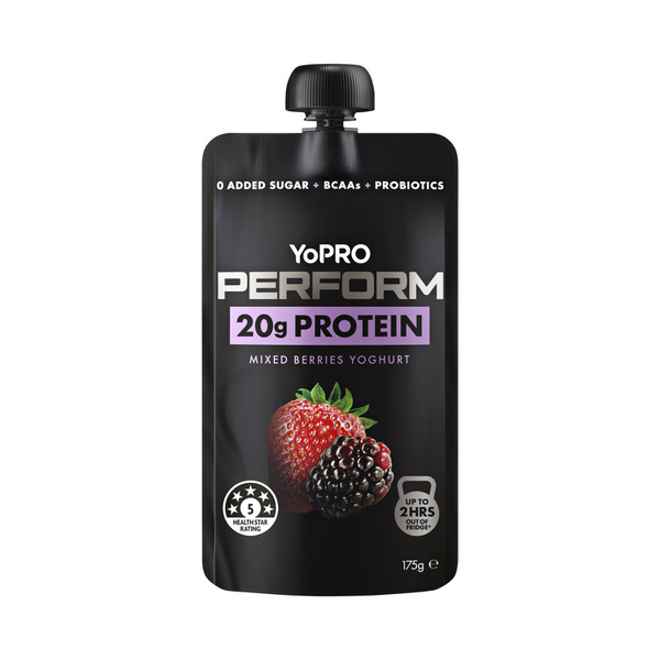 Danone Yopro Perform Yoghurt Pouch Mixed Berries