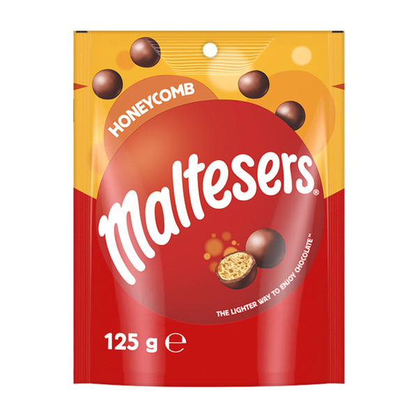 Maltesers Honeycomb Milk Chocolate Snack & Share Bag 125g