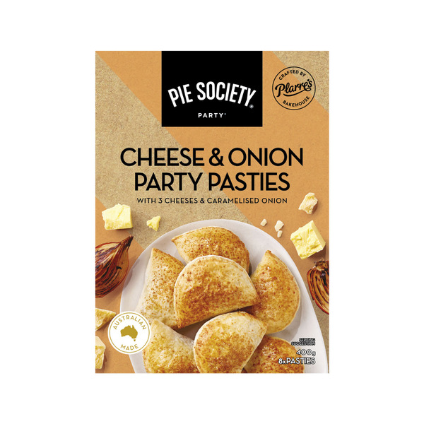 Pie Society Cheese & Onion Party Pasties