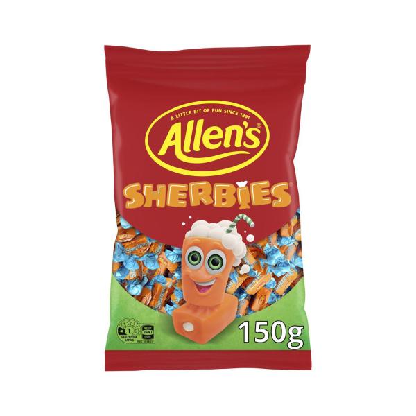 Allen's Fruit Sherbies 150g