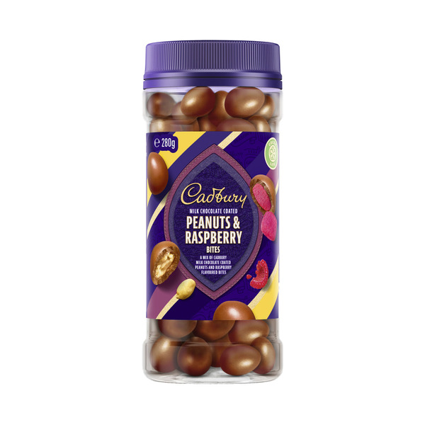 Cadbury Milk Chocolate Coated Peanuts & Raspberry