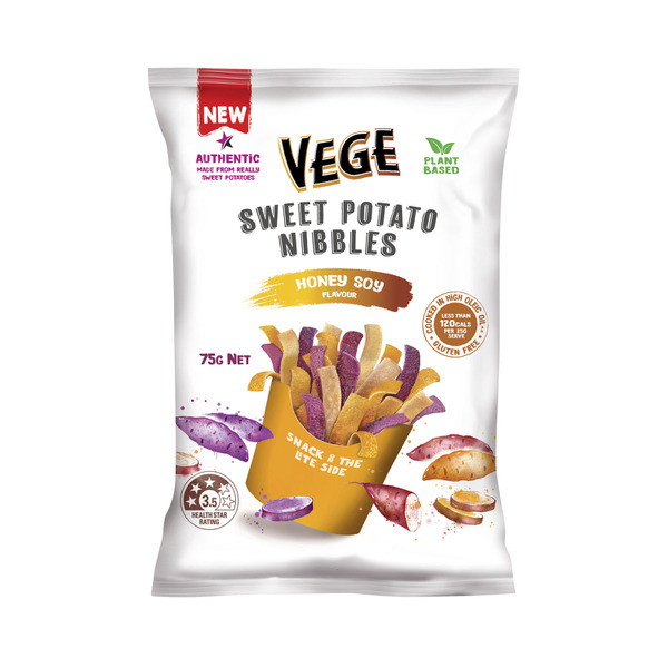 Vege Sweet Potato Nibbles Honey Soy Chips