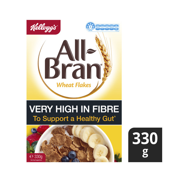 Kellogg's All-Bran Wheat Flakes Breakfast Cereal | 330g