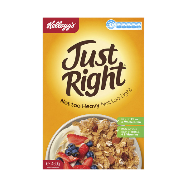 Kellogg's Just Right Breakfast Cereal With Whole Grains Apricot Pieces And Sultanas