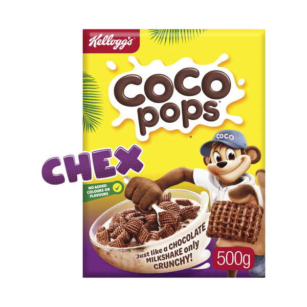 Buy Coco Pops Chex Chocolatey Breakfast Cereal 500g Coles